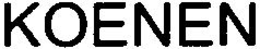 KOENEN trademark
