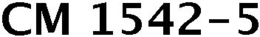 CM 1542-5 trademark