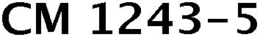 CM 1243-5 trademark