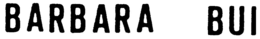 BARBARA BUI trademark