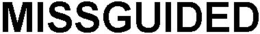 MISSGUIDED trademark