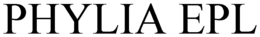 PHYLIA EPL trademark