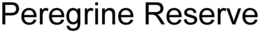 PEREGRINE RESERVE trademark