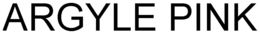 ARGYLE PINK trademark