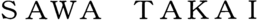 SAWA TAKAI trademark