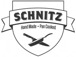 SCHNITZ HAND MADE PAN COOKED trademark