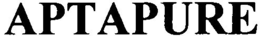 APTAPURE trademark