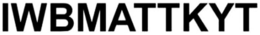 IWBMATTKYT trademark