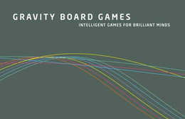 GRAVITY BOARD GAMES INTELLIGENT GAMES FOR BRILLIANT MINDS trademark