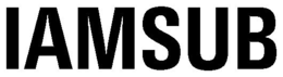 IAMSUB trademark