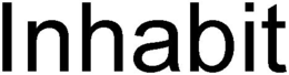 INHABIT trademark