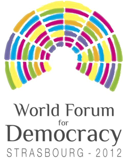 WORLD FORUM FOR DEMOCRACY STRASBOURG - 2012 trademark