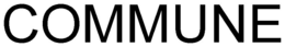 COMMUNE trademark