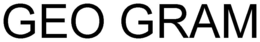 GEO GRAM trademark