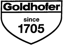 GOLDHOFER SINCE 1705 trademark