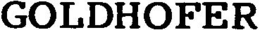 GOLDHOFER trademark