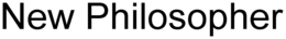 NEW PHILOSOPHER trademark