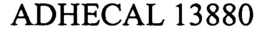 ADHECAL 13880 trademark