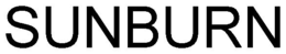 SUNBURN trademark