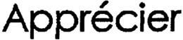 APPRÉCIER trademark