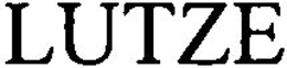 LUTZE trademark