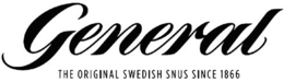 GENERAL THE ORIGINAL SWEDISH SNUS SINCE 1866 trademark
