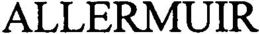 ALLERMUIR trademark