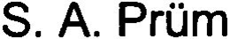 S. A. PRÜM trademark
