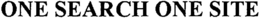 ONE SEARCH ONE SITE trademark
