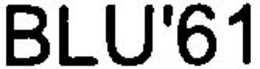 BLU'61 trademark