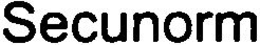 SECUNORM trademark