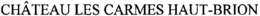 CHÂTEAU LES CARMES HAUT-BRION trademark