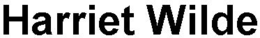 HARRIET WILDE trademark
