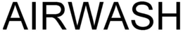 AIRWASH trademark