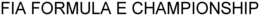 FIA FORMULA E CHAMPIONSHIP trademark
