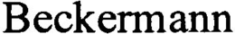 BECKERMANN trademark