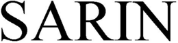SARIN trademark