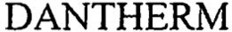 DANTHERM trademark