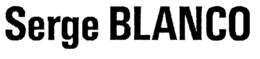 SERGE BLANCO trademark