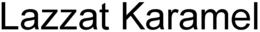 LAZZAT KARAMEL trademark