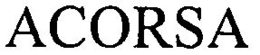ACORSA trademark