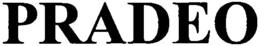 PRADEO trademark