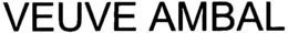 VEUVE AMBAL trademark