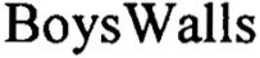 BOYSWALLS trademark