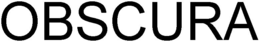 OBSCURA trademark