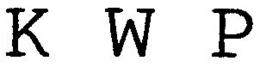 K W P trademark
