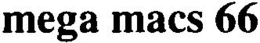 MEGA MACS 66 trademark