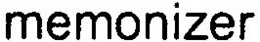 MEMONIZER trademark