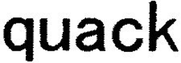 QUACK trademark