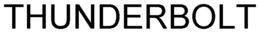 THUNDERBOLT trademark